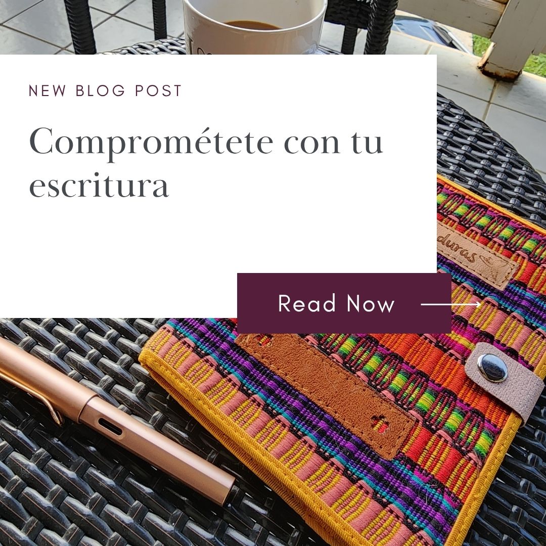 Comprométete con tu escritura